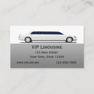 VitLimousine Visitkort