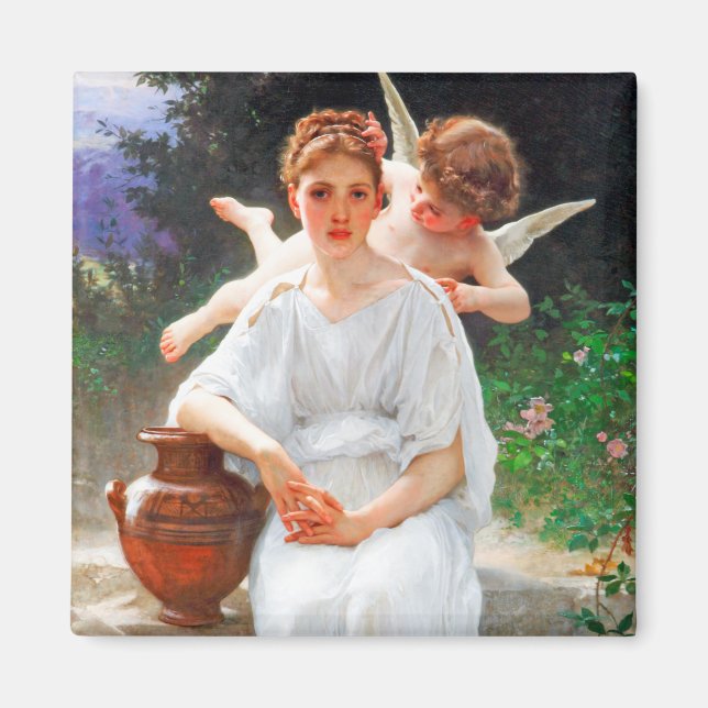 Vitling av Kärlek, Bouguereau Magnet (Framsidan)
