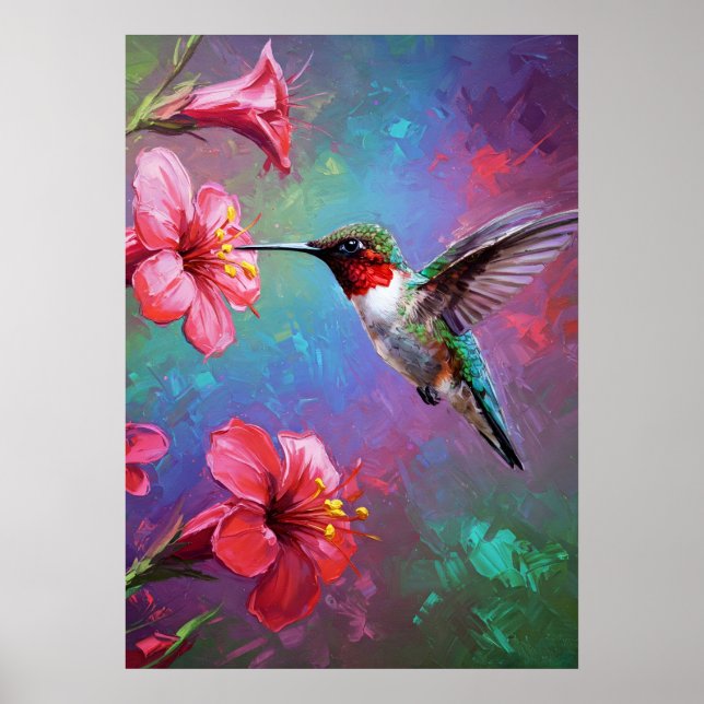 Vitling Blooms: Hummingbird Melody Poster (Framsidan)