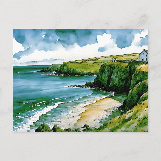 Vitling i Keltiska havet Vykort (Framsida)