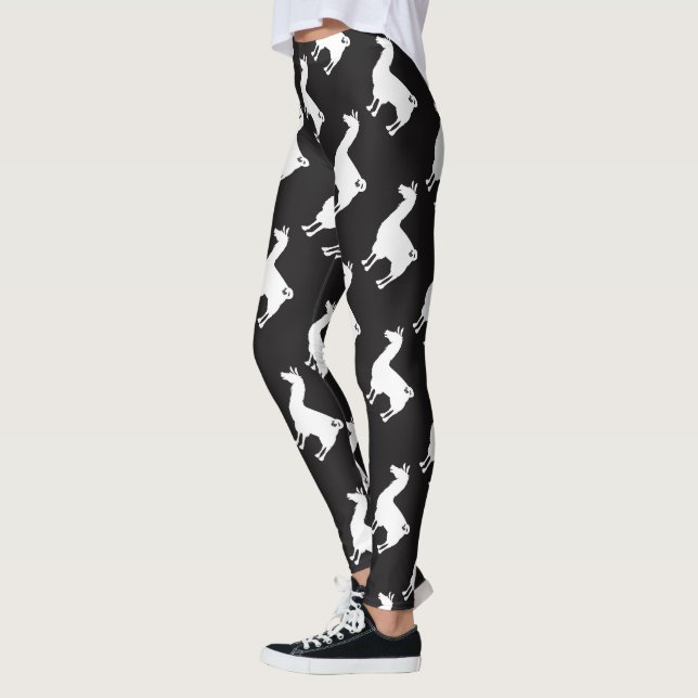 VitLlamadamasker Leggings (Vänster)