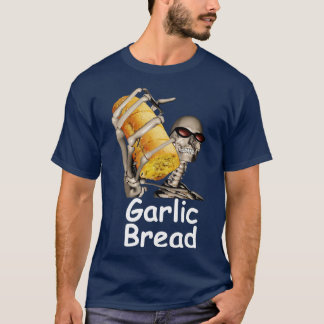 Vitlök Bread Skeleton Funny Tees T Shirt
