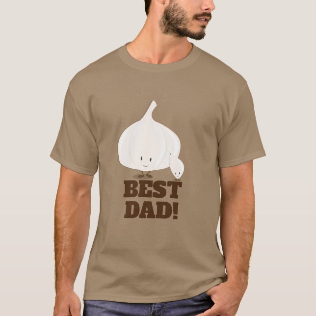 Vitlök från bästa Pappa| Manar-shirt T Shirt (Framsida)