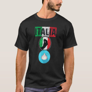 Vitlök, italiensk Manar Women Cute Flagga Bread T Shirt