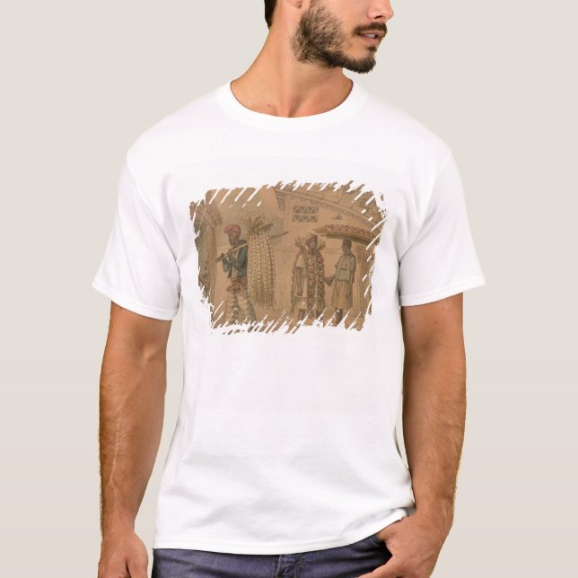 Vitlök- och löksäljare, 1826 (w/c på papper) t-shirt (Framsida)