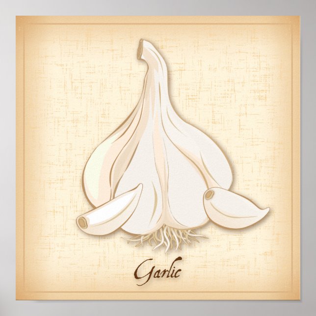 Vitlök Poster (Framsidan)