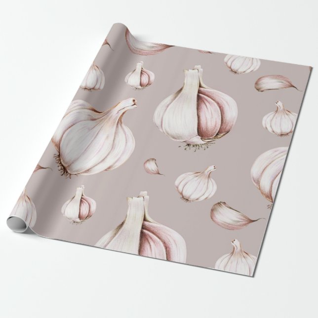 Vitlök Presentpapper (Utrullad)