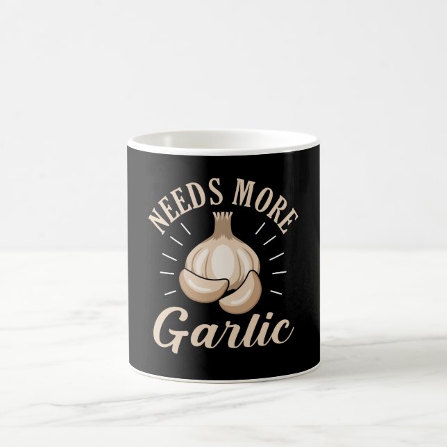 Vitlök Vampre roligt pun behöver mer vitlök Kaffemugg (Center)