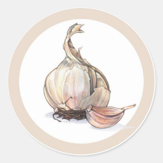 Vitlöksaromatisk etikett