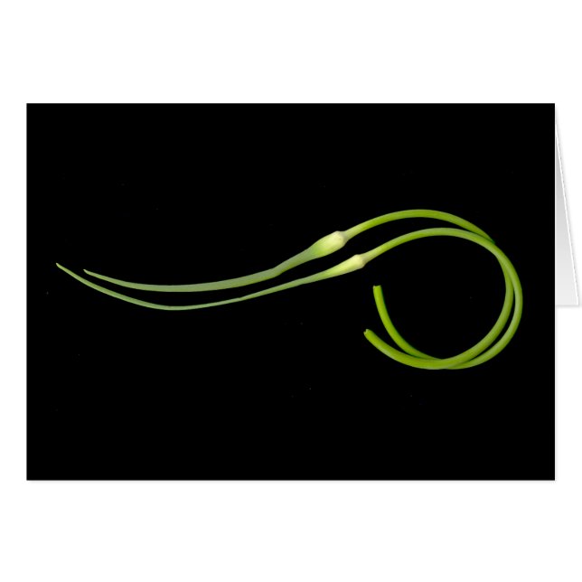 vitlökscape hälsningskort (Framsidan Horizontal)