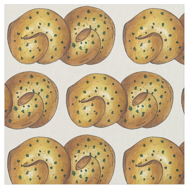 Vitlökskål Bröd Italienska restaurangmatsfodie Tyg (Närbild)