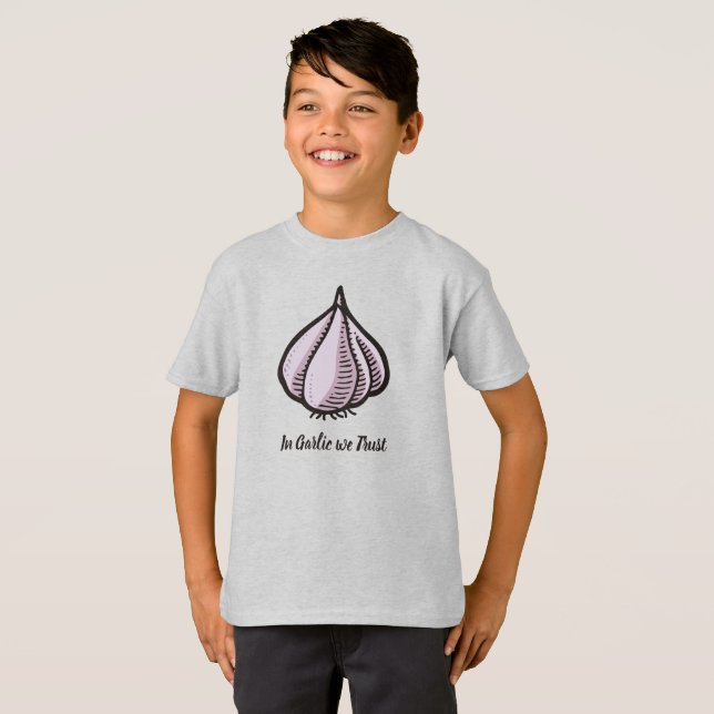Vitlökskum T-Shirt (Hel framsida)