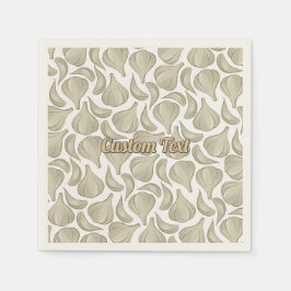 Vitlökskuren Mönster Pappersservett