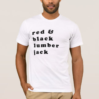 vitlumberjackpläd tee shirt