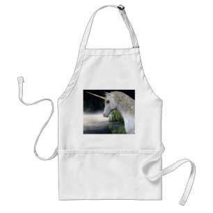Vitmajs i Mist Fantasy Apron Förkläde