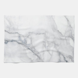 Vitmarmor struktur kökshandduk