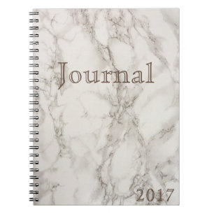 Vitmarmorjournalen daterar anteckningsboken anteckningsbok med spiral