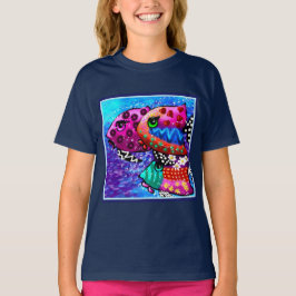 Vitmisk fisktrio färglös Abstrakt Nautical T Shirt