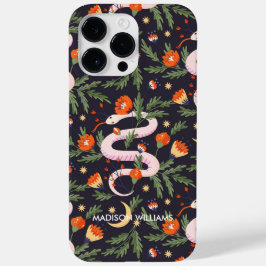 Vitmisk Lila Snake & Botanical- Personlig