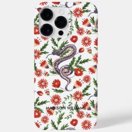 Vitmisk Lila Snake & Botanical- Personlig