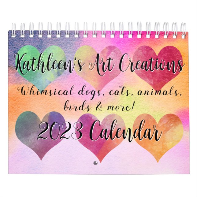 Vitmiskt Hundar, katter, djur, fåglar, litet Kalender (Omslag)
