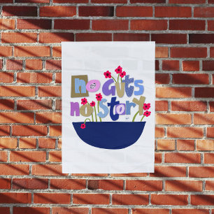 Vitmiskt inspirationslöst citattecken poster