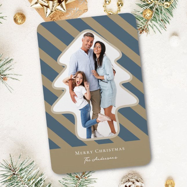 Vitmiskt Träd-format fotokort för Gräs Magnet (Skapare uppladdad)