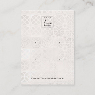 VITMOROCCAN TILE STRUKTUR 2 STUD ÖKNING VISNING VISITKORT
