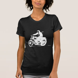 Vitmotorcykel Tröja