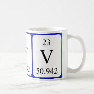 Vitmugg för inslag 23 - Vanadium Kaffemugg