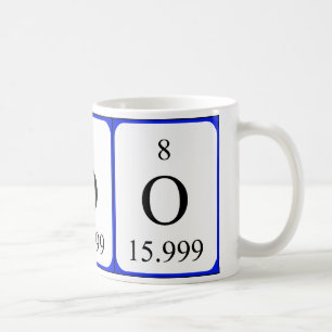 Vitmugg för inslag 8 - syre kaffemugg