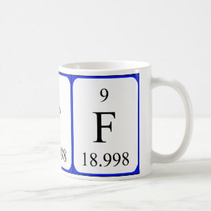 Vitmugg för inslag 9 - fluor kaffemugg