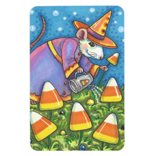 VITMUS I CANDY CORN GARDEN, FÄRGÄMNE OCH KUL MAGNET