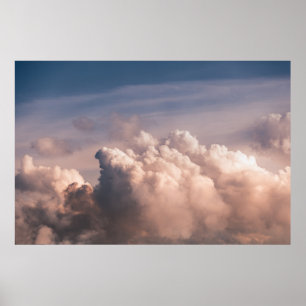 VITNEDSKÄRNINGAR UNDER BLÅ HIMMEL POSTER