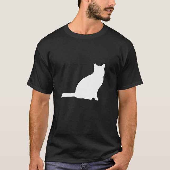 VitNinja… katt? T Shirt (Framsida)