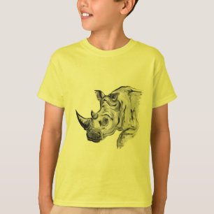vitnoshörning t shirt
