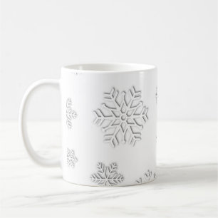 Vitnowflake Kaffemugg