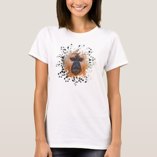 Vitögd Saki T Shirt (Framsida)