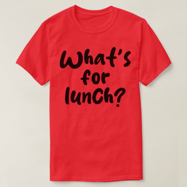 Vitor till lunch t shirt (Design framsida)
