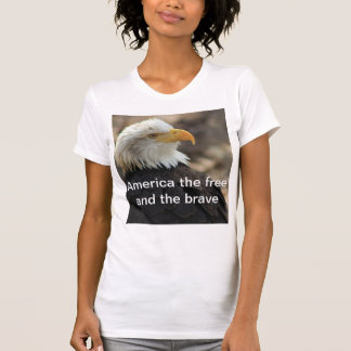 Vitörad havsörn T-shirt DE FRIA OCH DE MODIGA