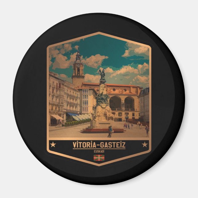 Vitoria-Gasteiz Magnet (Framsidan)
