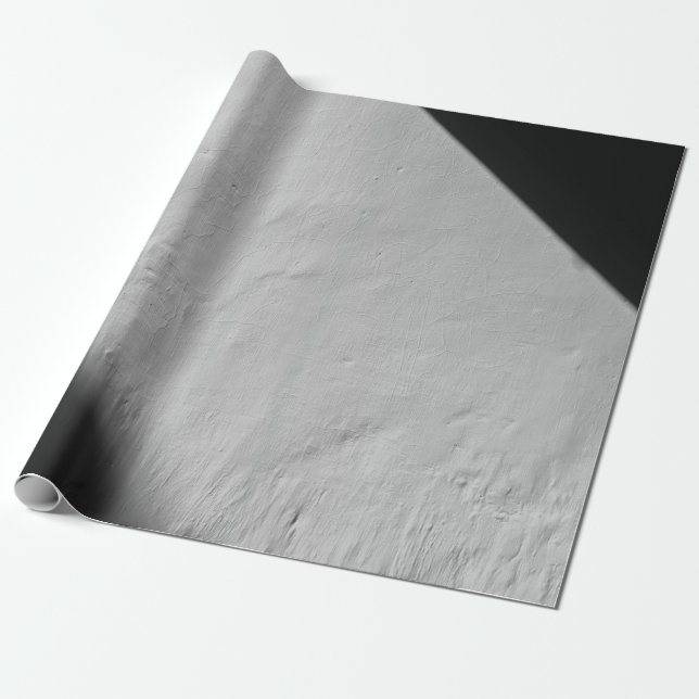 VITPÄRT SVALT MED SVART TEXTIL PRESENTPAPPER (Utrullad)
