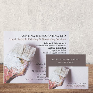 Vitpenselreklam, Painter & Decorator-reklam Reklamblad
