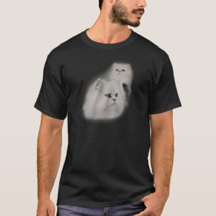 Vitperserkatten skolar fotoT-tröja T Shirt