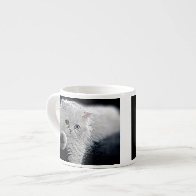 Vitperserkattunge Espressomugg (Framsida vänster)