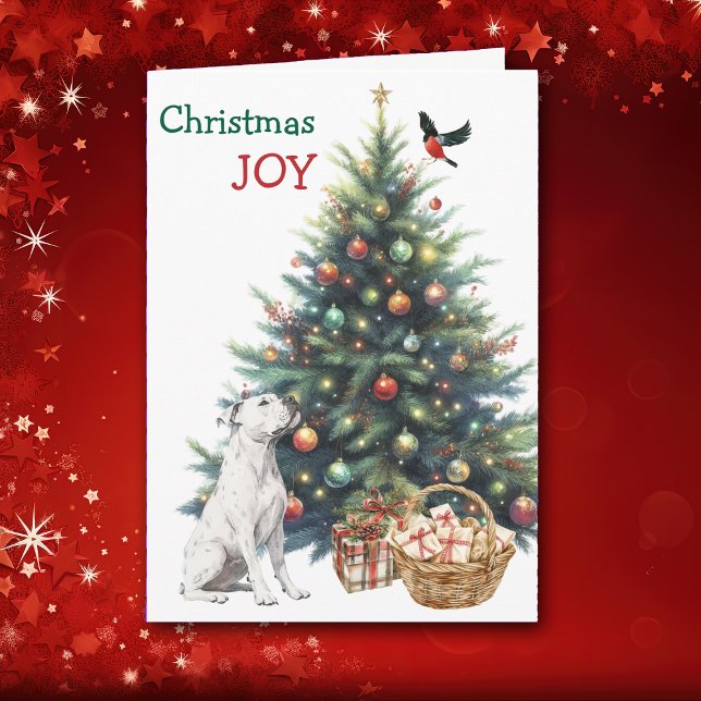 Vitpit Bull, Bullfinch och Helgdag Card Helgkort (Skapare uppladdad)