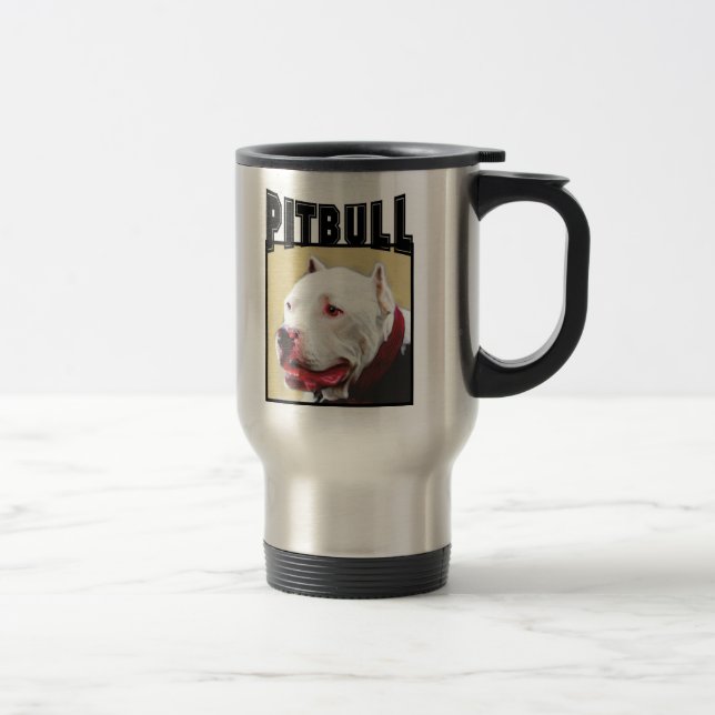 VitPitbull travel mug Resemugg (Höger)