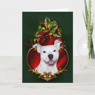 Vitpitbulljul Helgkort