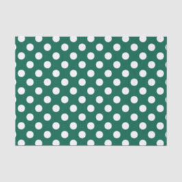 Vitpolka dots på vis mangrönt