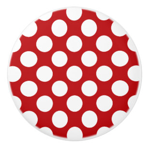 Vitpolka-punktsdesign - lådknapp knopp